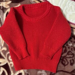 Classic Red toddler’s Sweater